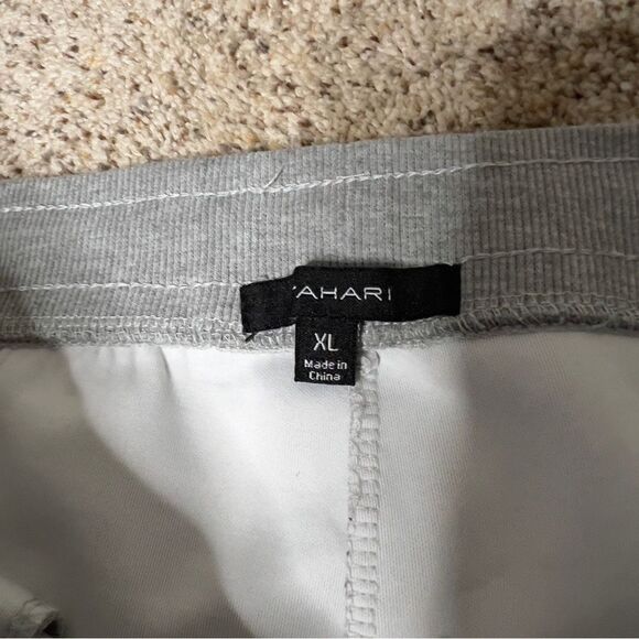 TAHARI Sport Heather Grey Men's Drawstring Waist Athletic Shorts Extra Large - Picture 3 of 7